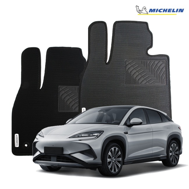 BYD 씨라이언7 (25년9월~) 미쉐린 스마트 매쉬코일매트 차량용카매트 국내생산, 블랙 76,900원