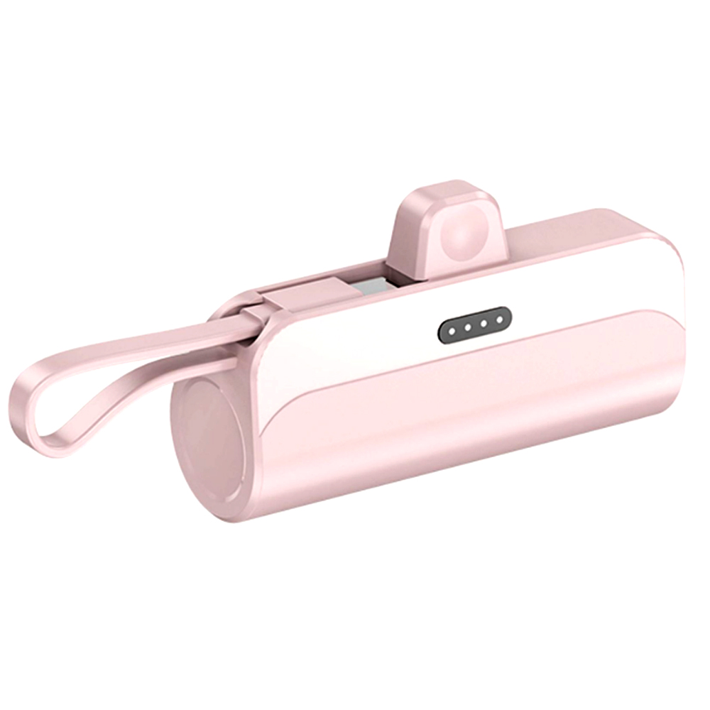 [5시건 당일배송] 5세대 FOOI 도킹형 고속충전 대용량 미니 보조배터리 스탠드형 5000mAh, 핑크 14,900원