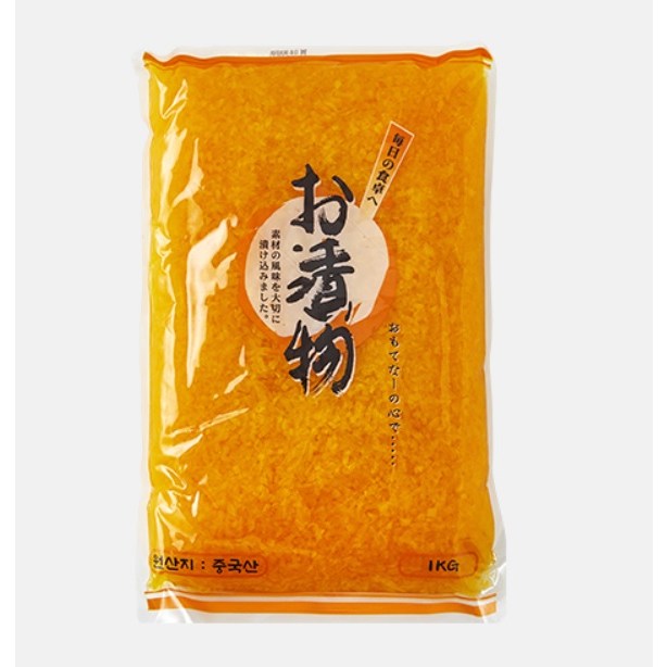 알밥용 단무지 센기리다이꽁 1kg X 5봉 BOX [알밥단무지, 씨엘푸드] 17,900원