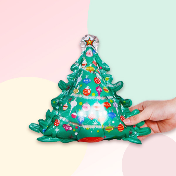 [예쁨주의지호] 2024 중형 캐릭터 크리스마스풍선 / 산타풍선/지팡이풍선/선물풍선/눈사람풍선/루돌프풍선, CA_중형 풍선_트리 870원