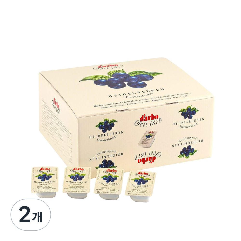 다보 일회용 블루베리잼 140p, 1.96kg, 2개 56,920원