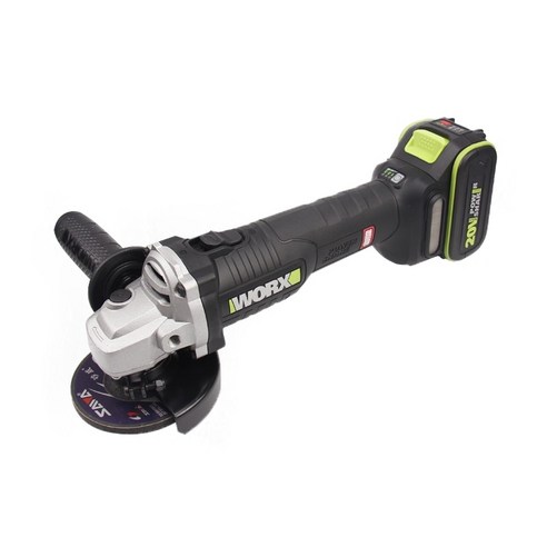 웍스 무선 핸드 충전 그라인더 4인치 20V 2A충전기1 배터리2 WU808, 1개 199,180원