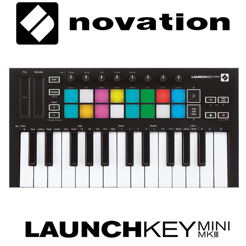 [당일발송] 노베이션 런치키 미니 마크 3 전자 악기 미디 건반 launchkey mini mk3 148,000원