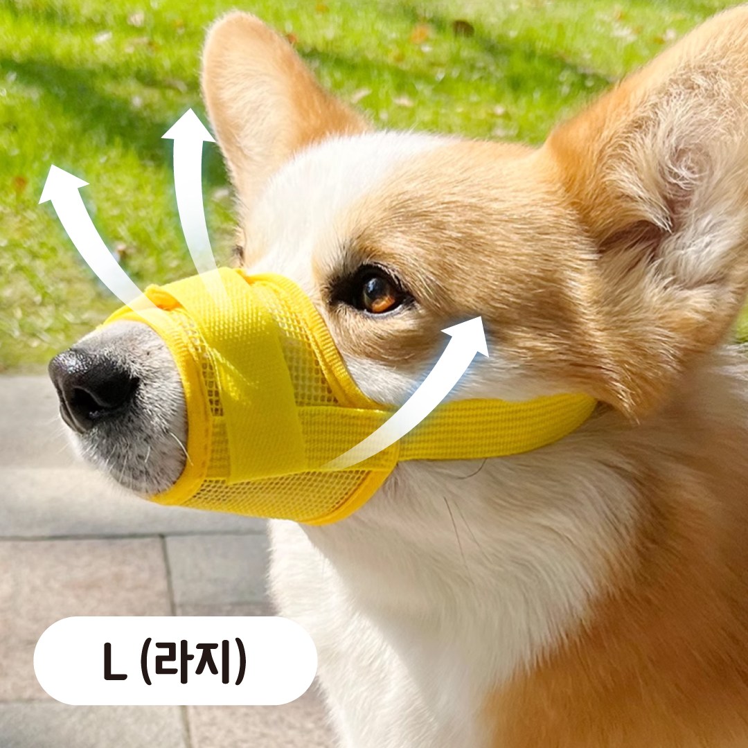 러뷰펫 중형견 소형견 편안한 메쉬 입마개 L 12,020원