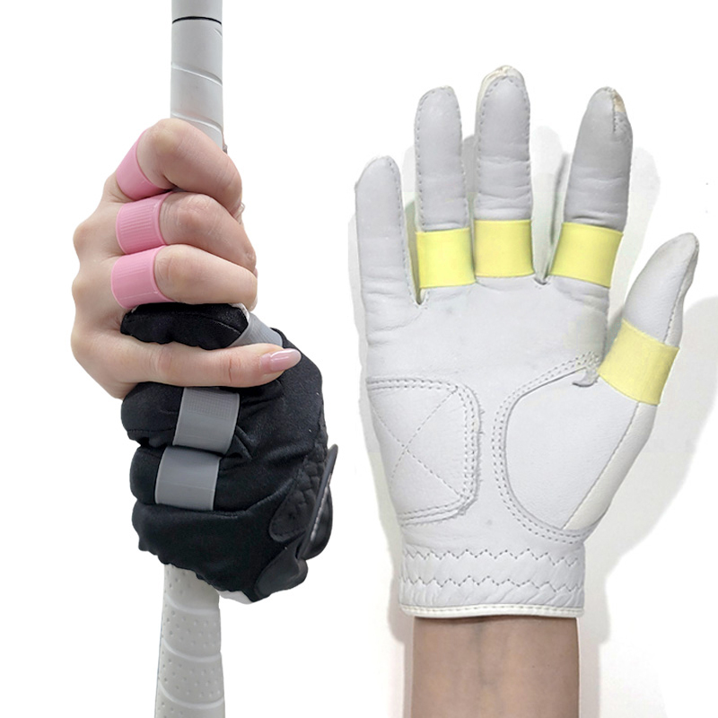 골프 굳은살 물집 미끄럼 방지 손가락 핑거 밴드 실리콘 골무 4개입, 옐로우, 1세트 1,920원