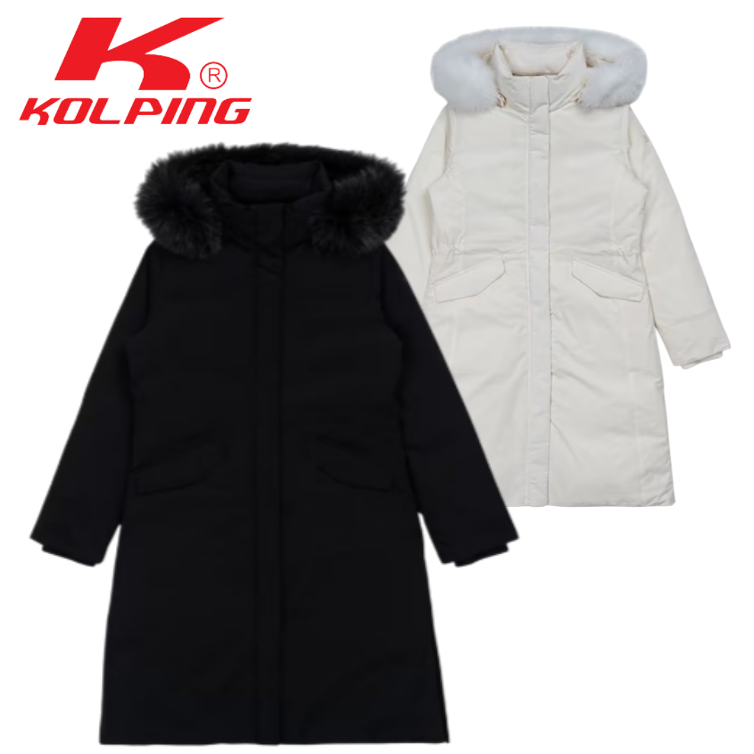 [벡화점정품] 콜핑 여성 롱패딩 구스 다운 겨울 등산 캠핑 폭스퍼 점퍼 파카 289,500원