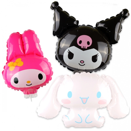 컬러룬 캐릭터풍선 20종 (뽀로로 크롱 시나모롤 쿠로미 마이멜로디 외) 3,600원