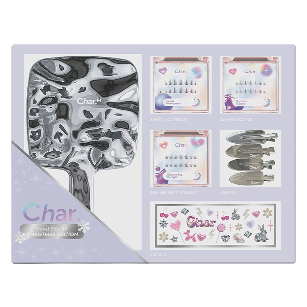 Char 트래블 사이즈 키트 크리스마스 에디션 속눈썹 세트, 1개, 블랙 44,660원