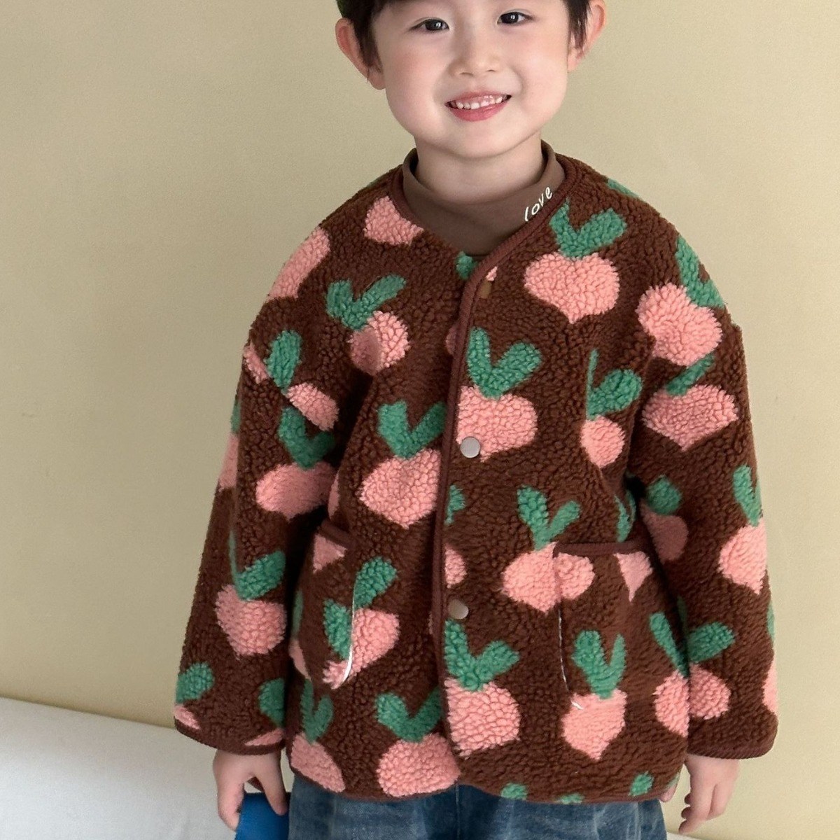 찌니미니마켓 유아 아기 뽀글이 양털 점퍼 키즈 남아 여아 간절기 자켓 40,900원