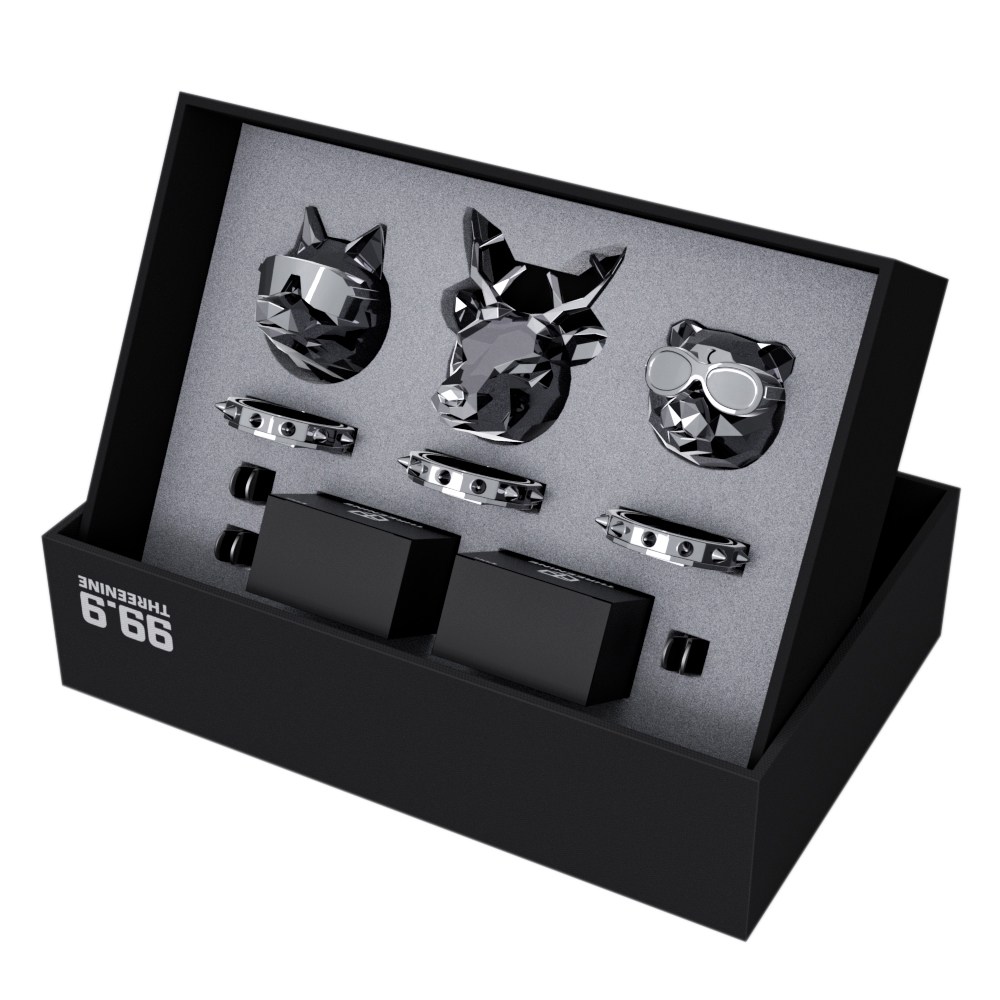 쓰리나인 차량용 방향제 3종세트 힙한늑대 꽃사슴 반달곰 디퓨저(본체+향3p) 69,800원