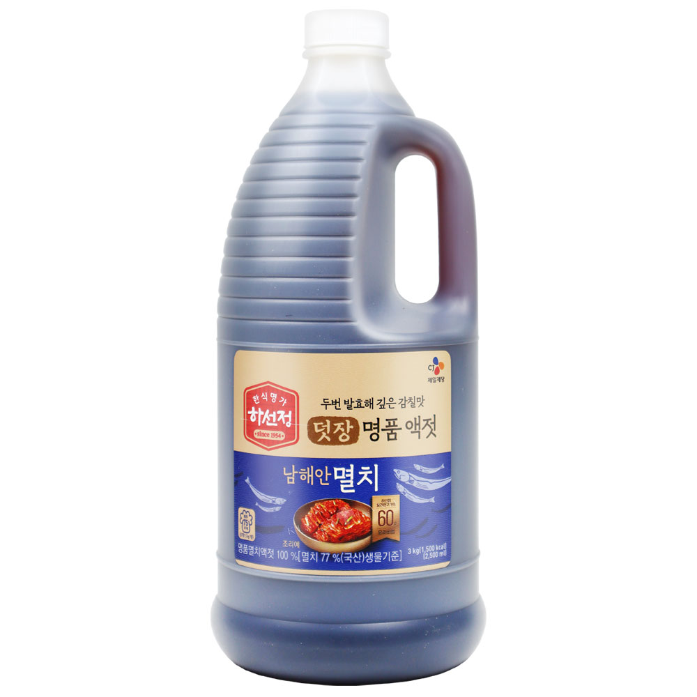 하선정 남해안 명품 멸치액젓, 3kg, 4개 86,530원