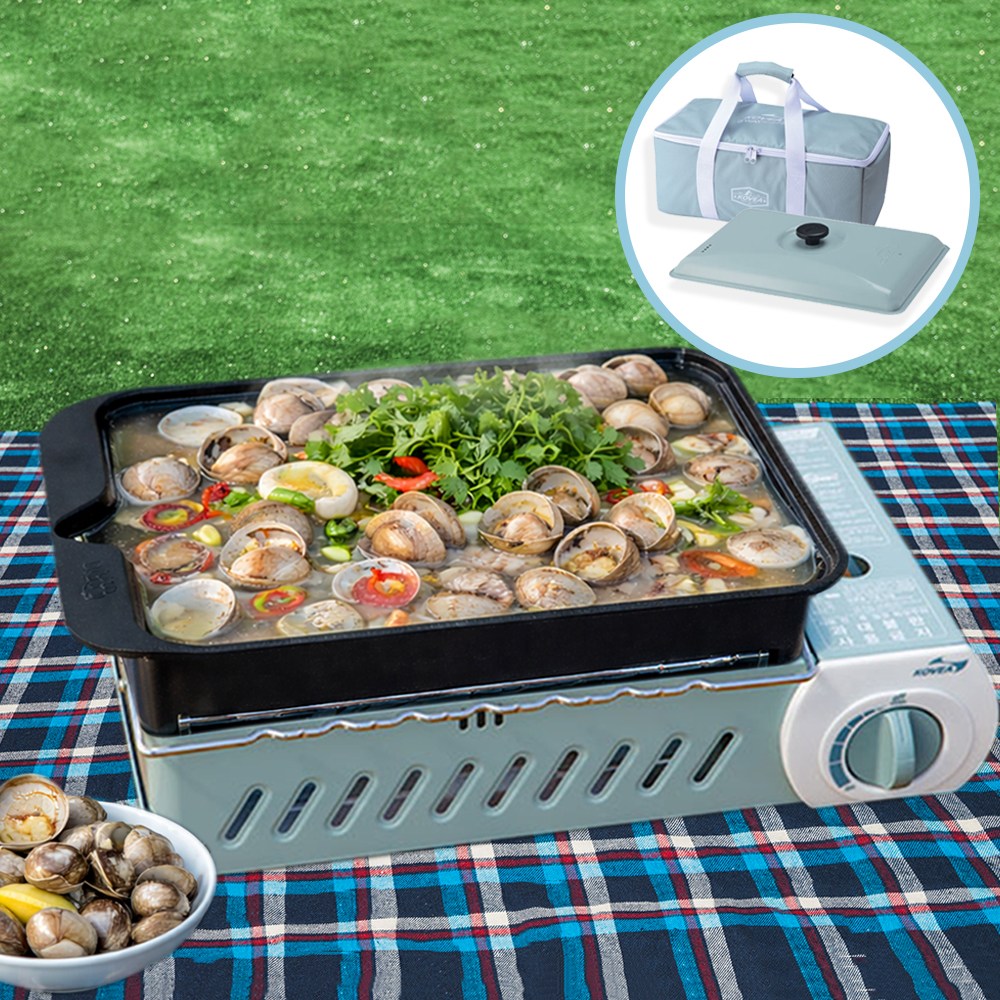 코베아 구이바다 L 민트 PO+가방 휴대용 가스 캠핑 버너 3way 올인원 세라믹 뚜껑 138,000원