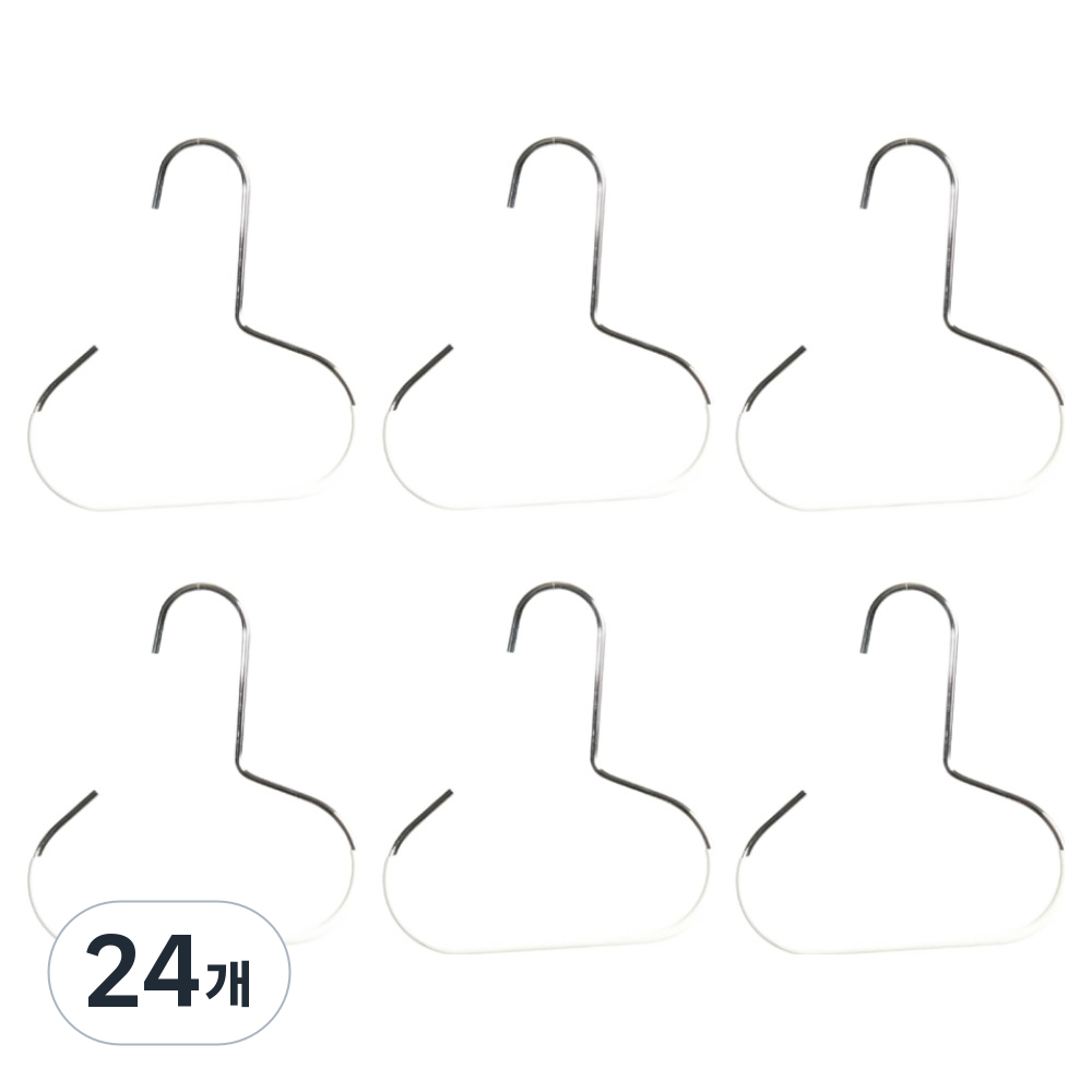 리브리카 만능 다용도 틈새 수납 스카프 넥타이 모자걸이, 화이트, 24개 10,360원