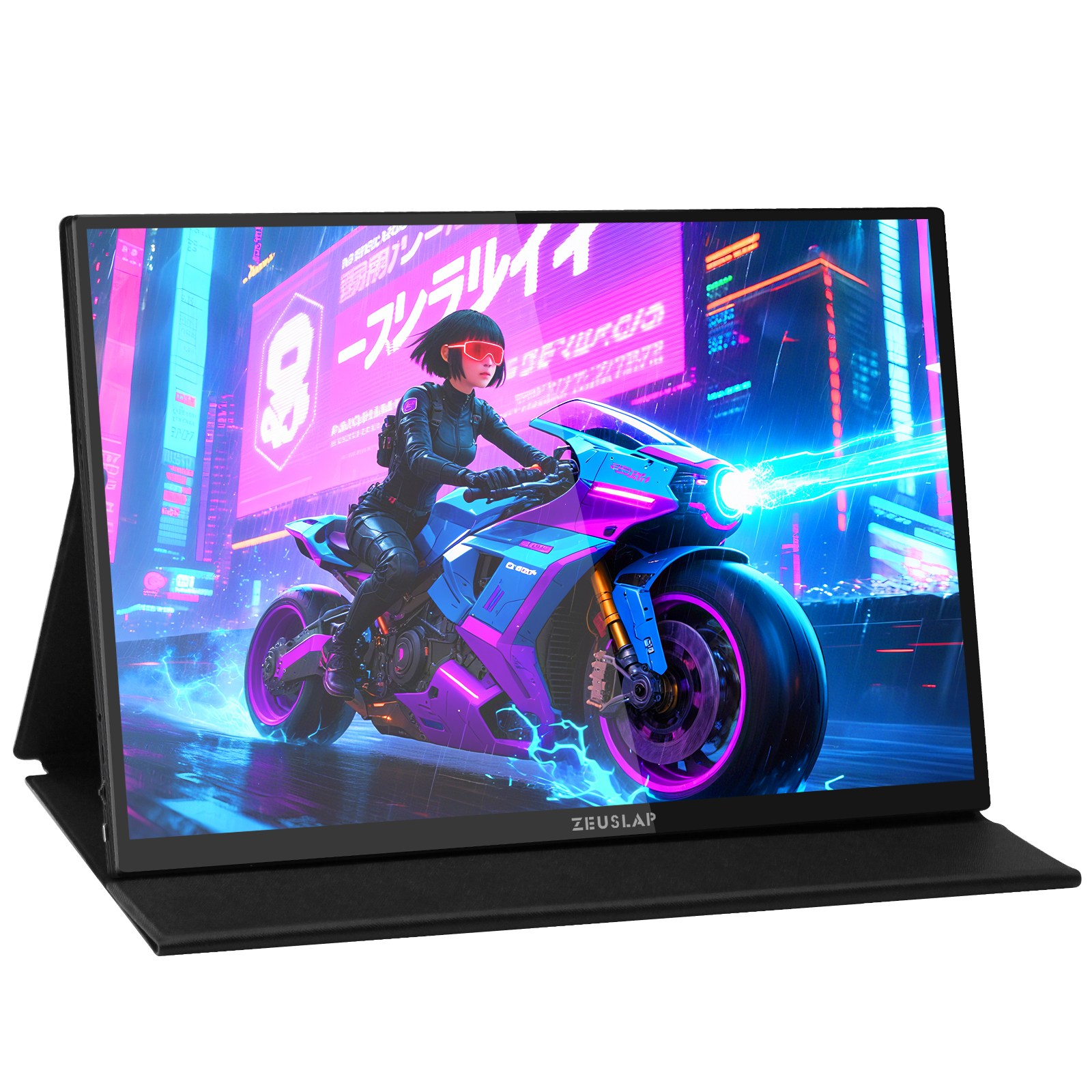 제우스랩 p16kt 16인치 144Hz 2.5K 500cd QHD 터치식 포터블 모니터 여행용 사무실용 236,000원