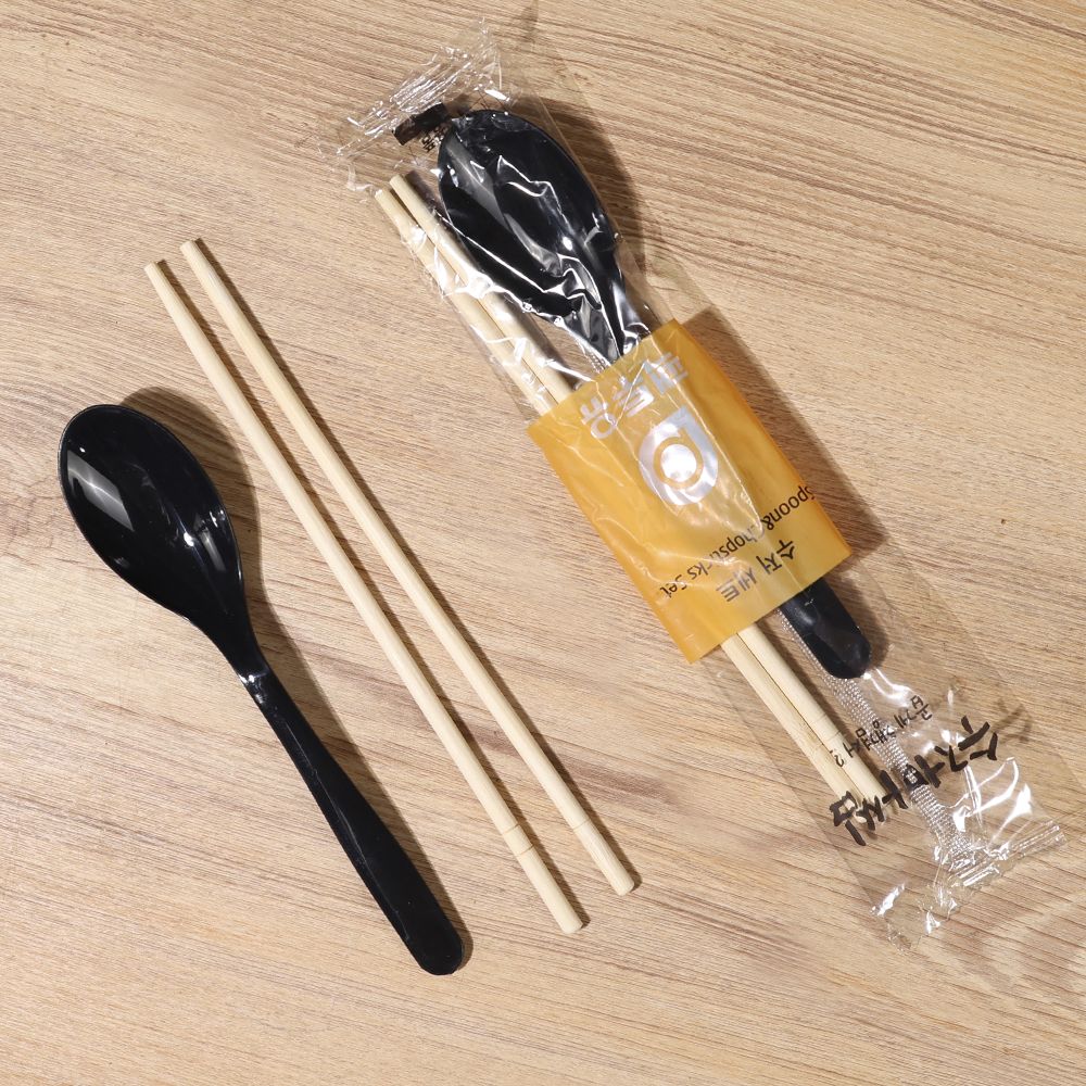 팩투유 일회용 수저 세트 수저마씸 OPP 170 블랙 숟가락+200 둥근대나무 젓가락 500세트 aas+82262FF 39,680원