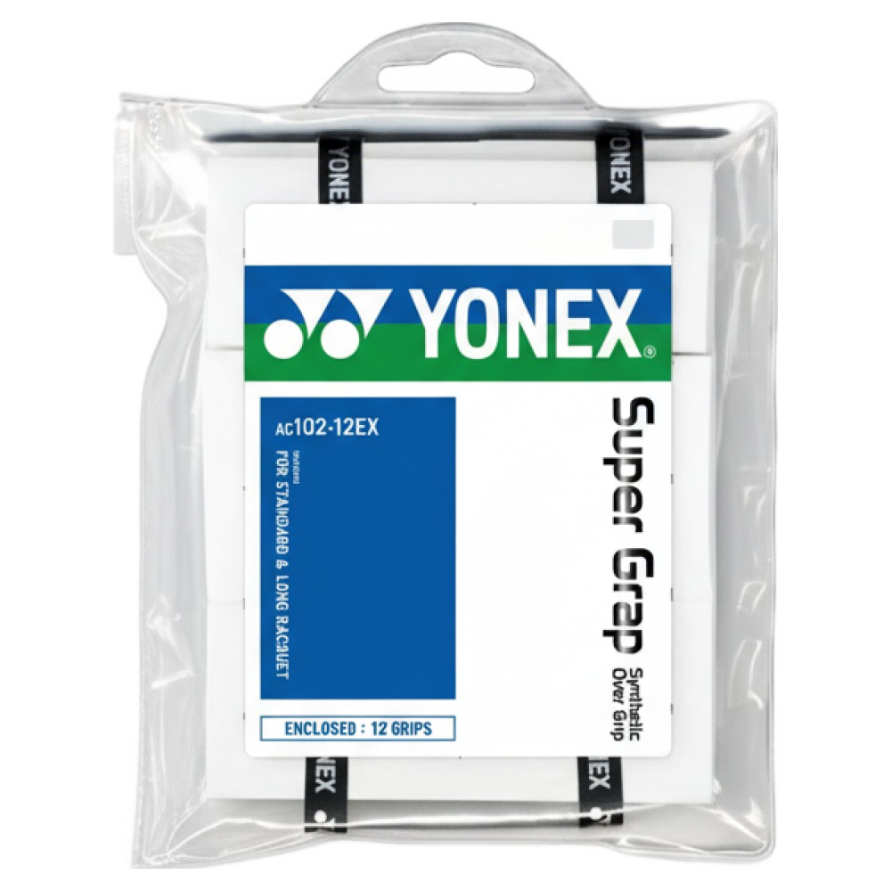 요넥스 코리아 정품 오버그립 AC102EX 화이트 1팩 12개, 화이트 31,590원