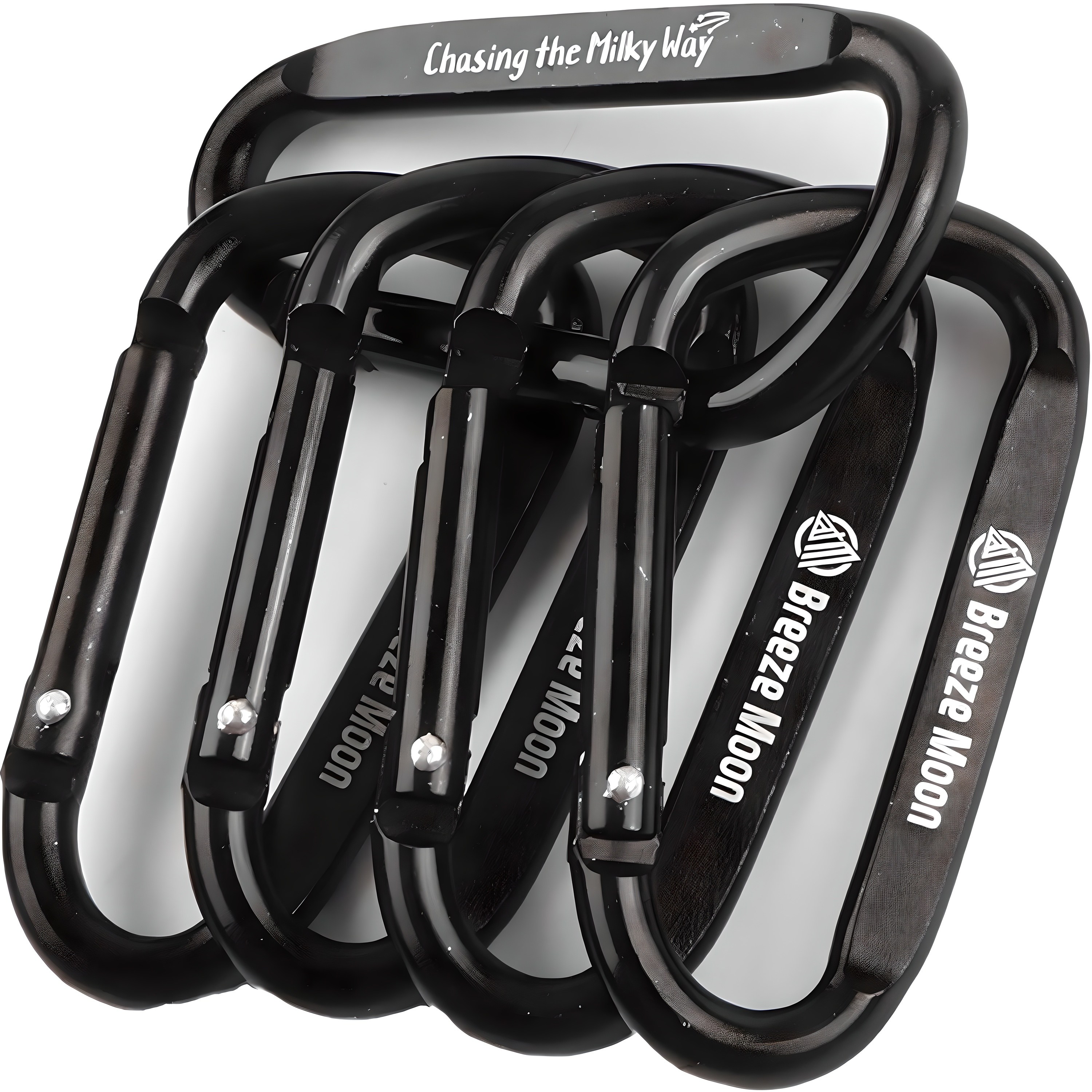 브리즈문 고강도 D형 알루미늄 카라비너5p + 보관 파우치 세트 3,150원