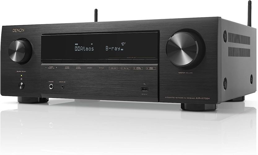 데논 Denon AVR-X1700H AV 서라운드 리시버 7.2ch 8K Ultra HD, HDR10, eARC 대응블랙 559,630원