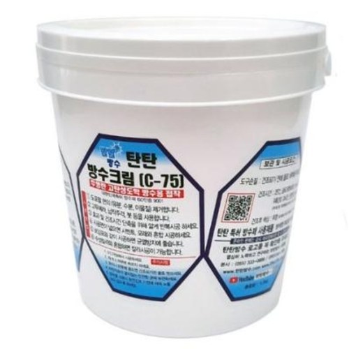 탄탄방수 다용도 셀프 방수크림본드 C-75 투명 고탄성 1.2kg, 1개 55,000원