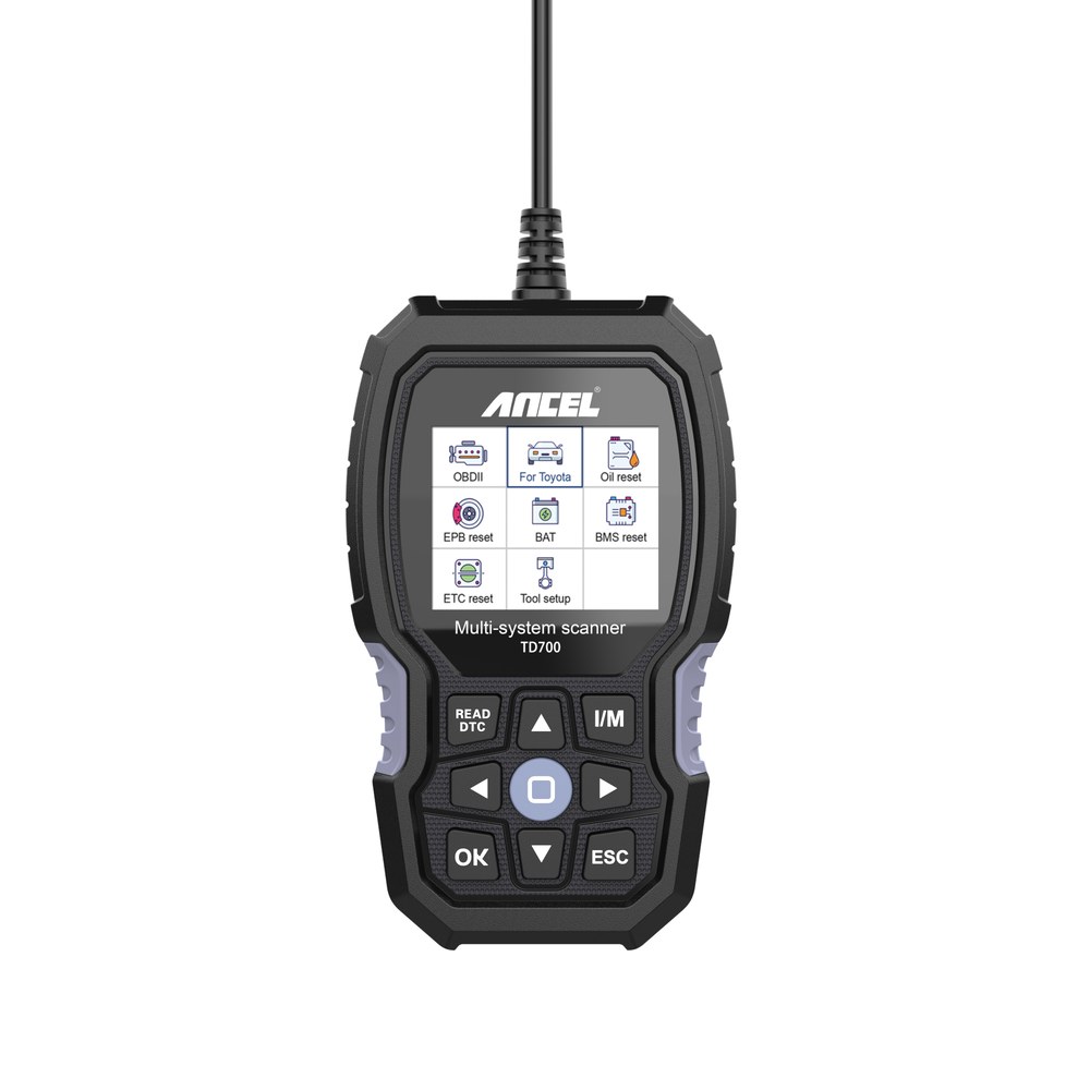 자동차 진단기 진단 Toyota ANCEL ABS Scion OBD2 Lexus 스캐너 시스템 도구 스캔 풀 TPMS 리런 변속기 TD700 엔진 133,400원