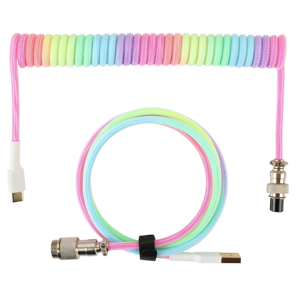COX 스프링 8K C type 키보드 항공 케이블 Rainbow 13,400원