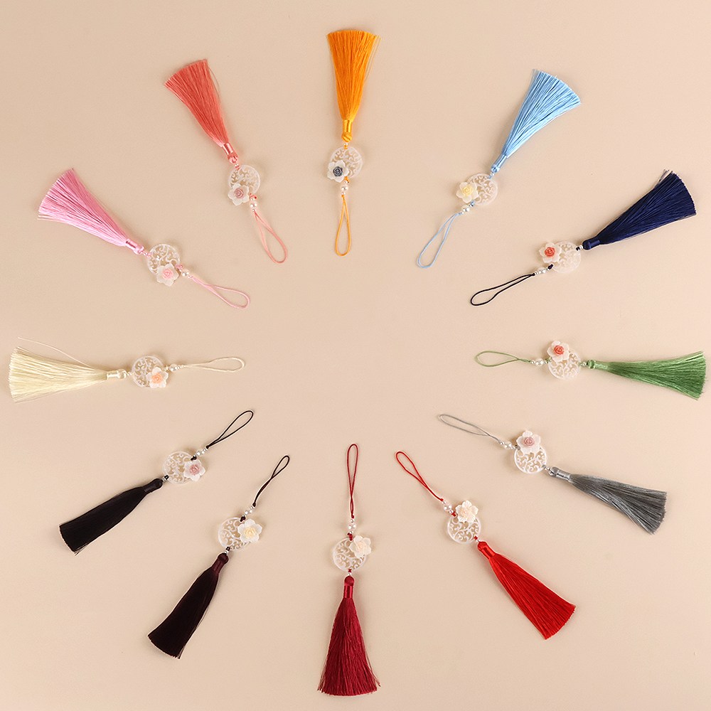 정담은 자개꽃 노리개 수술 한복 장신구 전통매듭 미니 포장노리개 2,000원