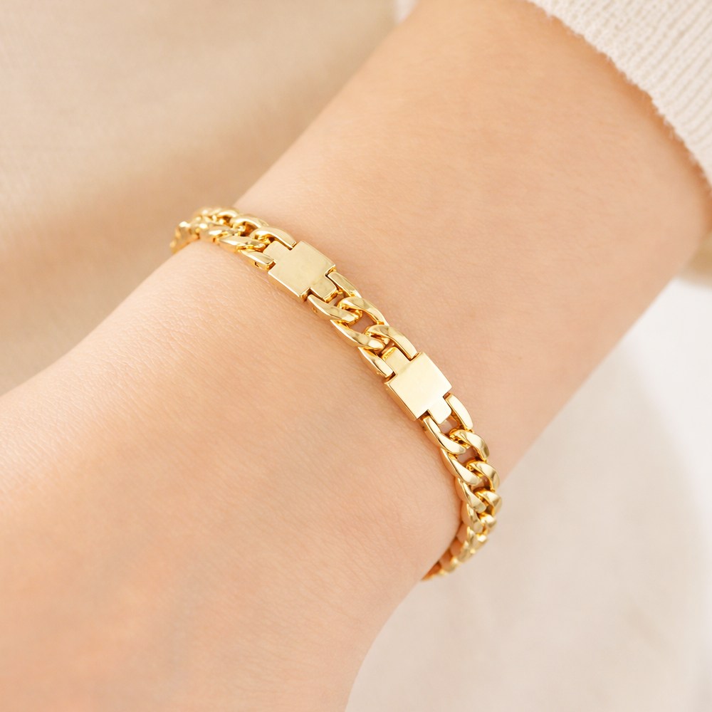 도나소피아 게르마늄 건강팔찌 은은한 헤어라인 패션 체인팔찌 DN-4375 팔찌 55,000원