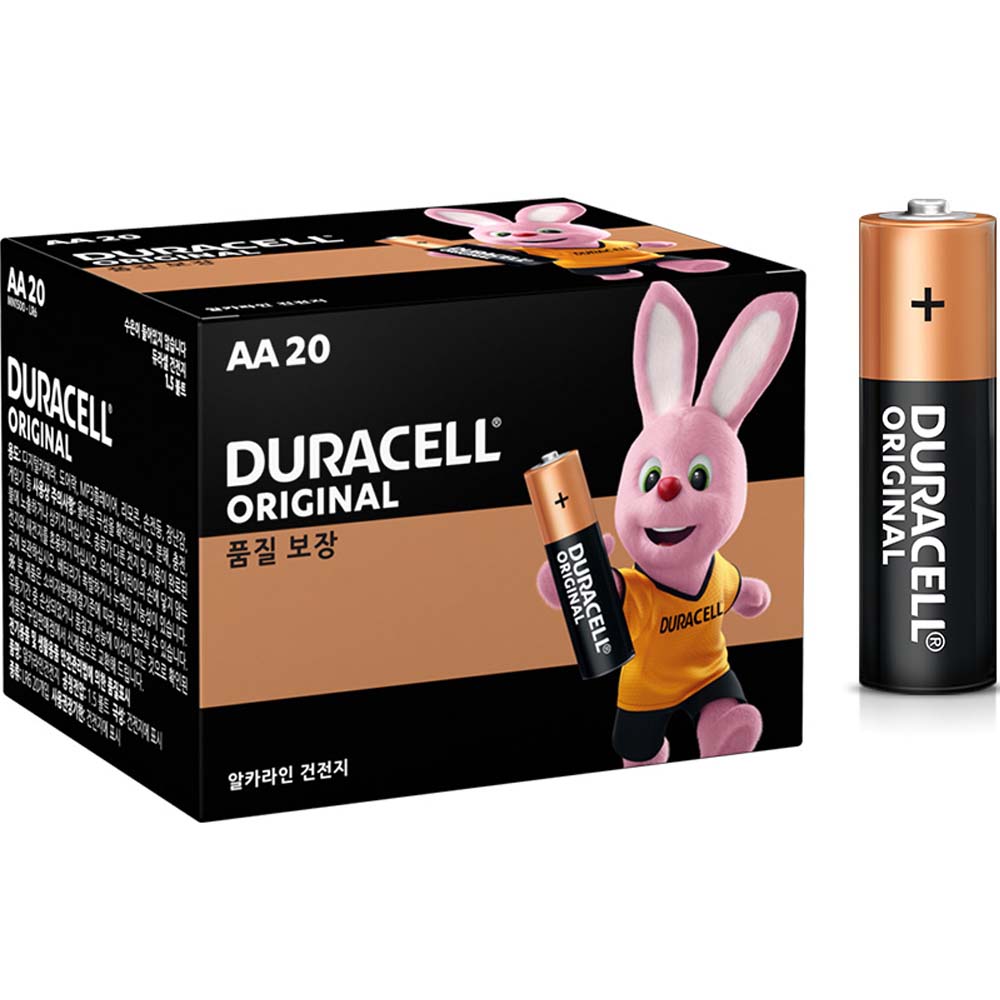 듀라셀 알카라인 AA 건전지 12,920원