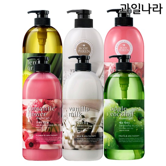 바디프랜 바디로션 500ml 바디워시 732ml 택 6,420원