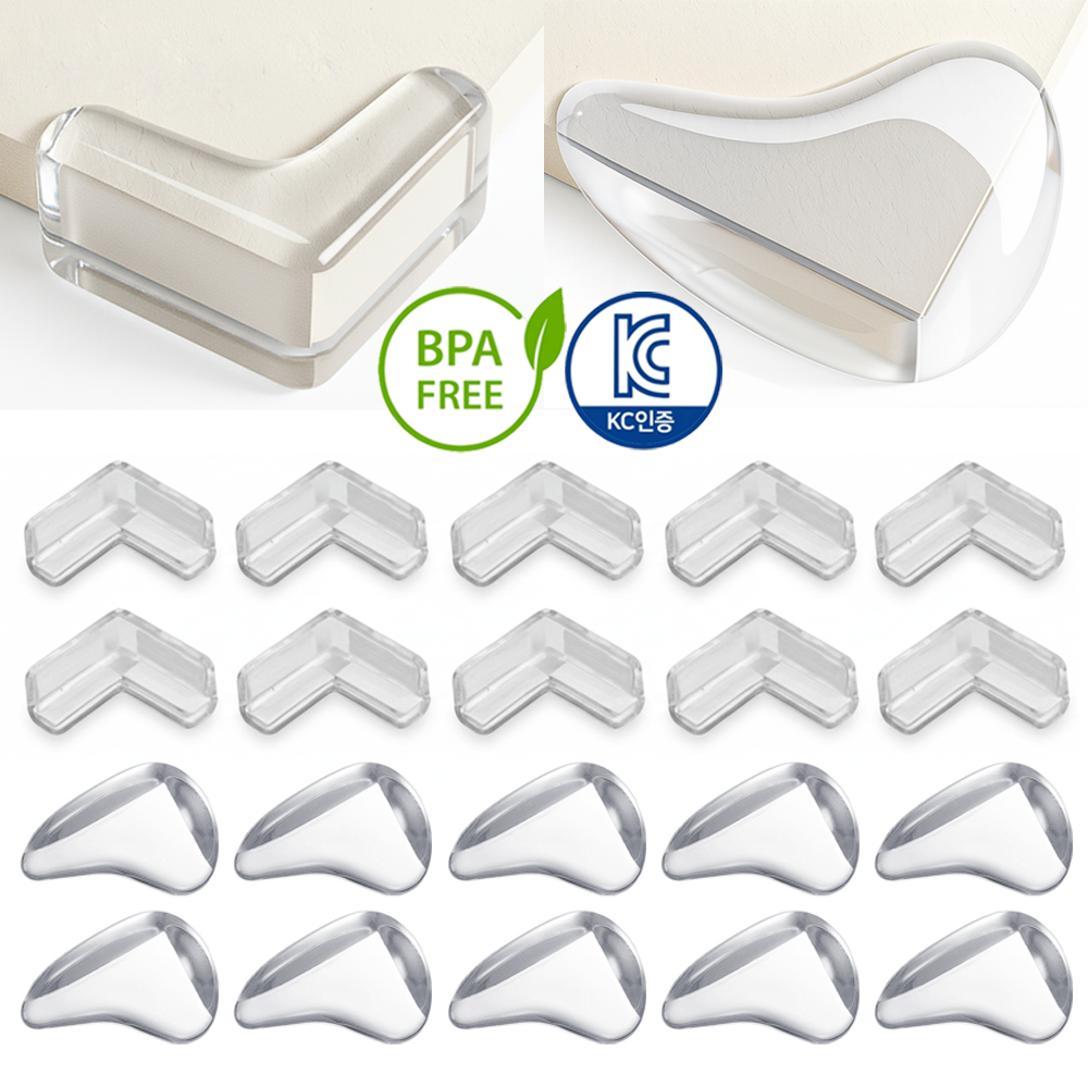 말랑베이비 깔끔한 투명 모서리 보호대 세트 5,900원