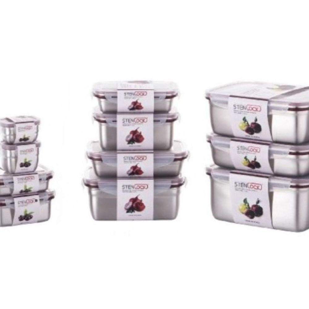 국내생산 스텐 직사각반찬통, 핸디1호, 1개 48,000원