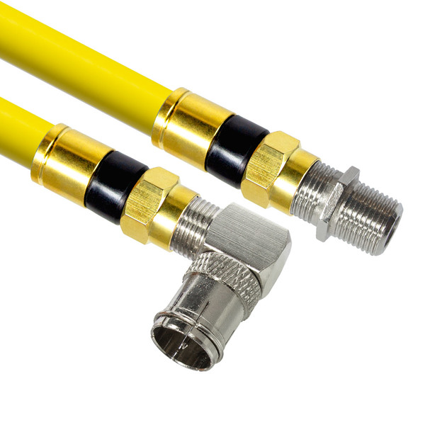 마하링크 국산 골드 고급형 RF 안테나 옐로우 5C 꺾임 연장 동축 케이블 15M MLZ-GRLAY150, 1개 41,300원