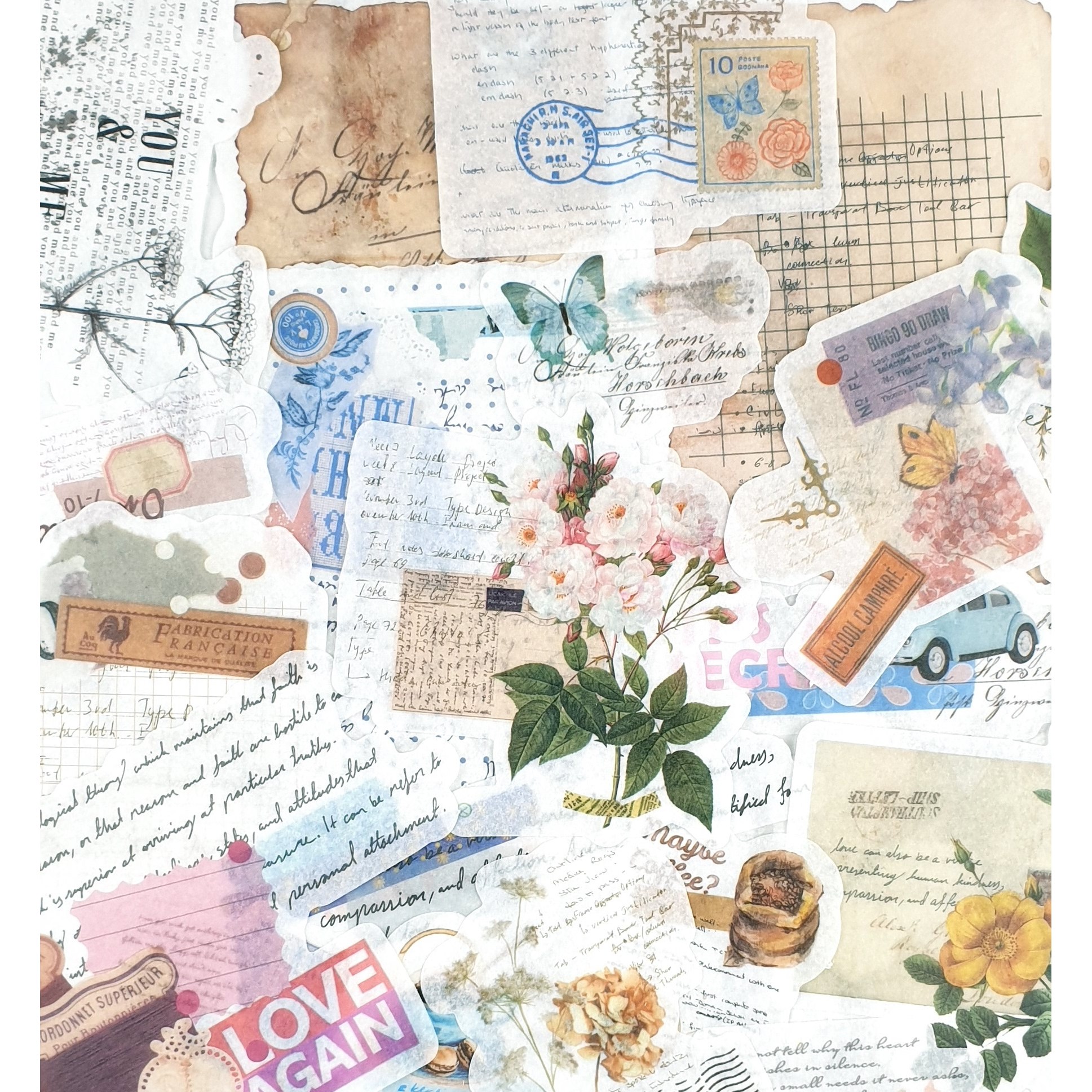 빈티지 다꾸스티커 vol 14 세트 다이어리꾸미기 힙한 레트로 인스 용품 여행 키치 감성 5,350원