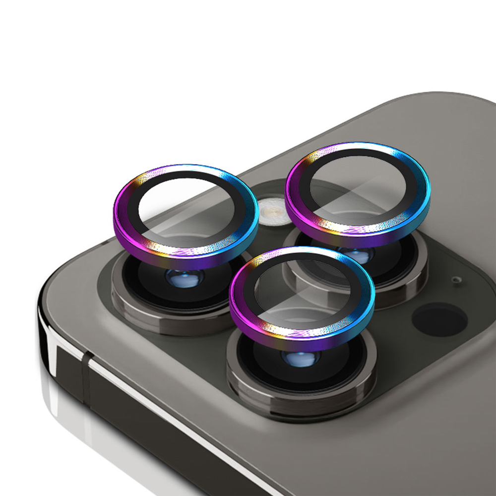 엑씨 빛번짐 방지 휴대폰 카메라 렌즈 강화유리 메탈 링 보호필름 세트 오로라, 1세트 8,730원