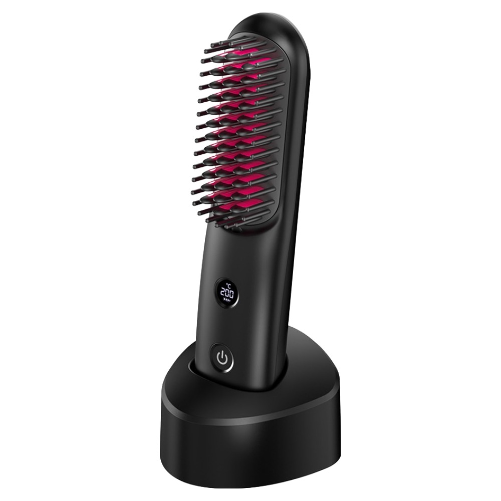 슈틸루스터 무선 헤어 스타일러 3단 온도조절 빗 고데기, 블랙, ST-RHS100 68,900원
