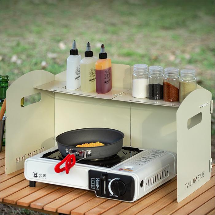 laderive캠핑 버너 바람막이 확장성 선반 4단 접이식+전용 가방 세트 13,900원