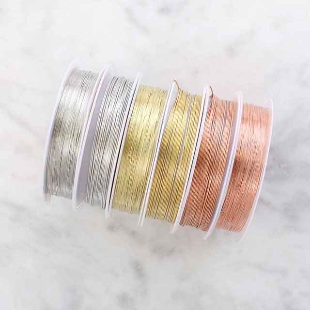 짱패브릭 동선와이어/공예와이어/공예용 동선, 실버0.5mm, 1개 1,300원