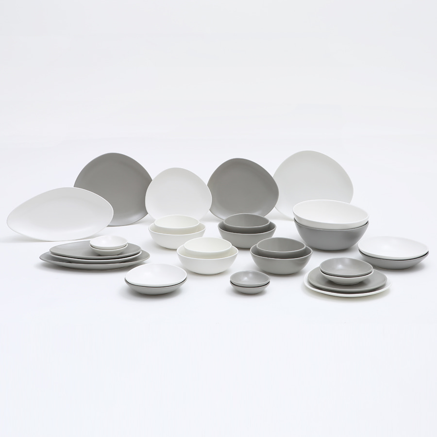 스톤 도자기 4인 한식 식기 그릇세트 30P 131,700원