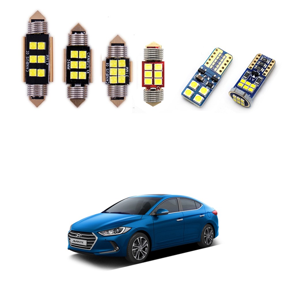 차종별 LED 실내외 벌브킷 화이트 2,990원