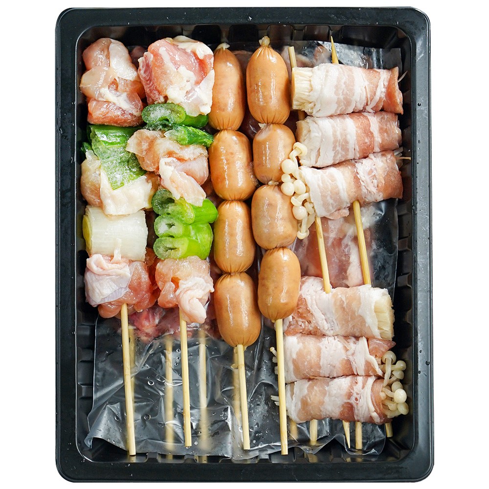 꼬치마트 모듬꼬치 6종 13꼬치 1팩 다양한 구성을 한팩에 담다, 1개 16,500원