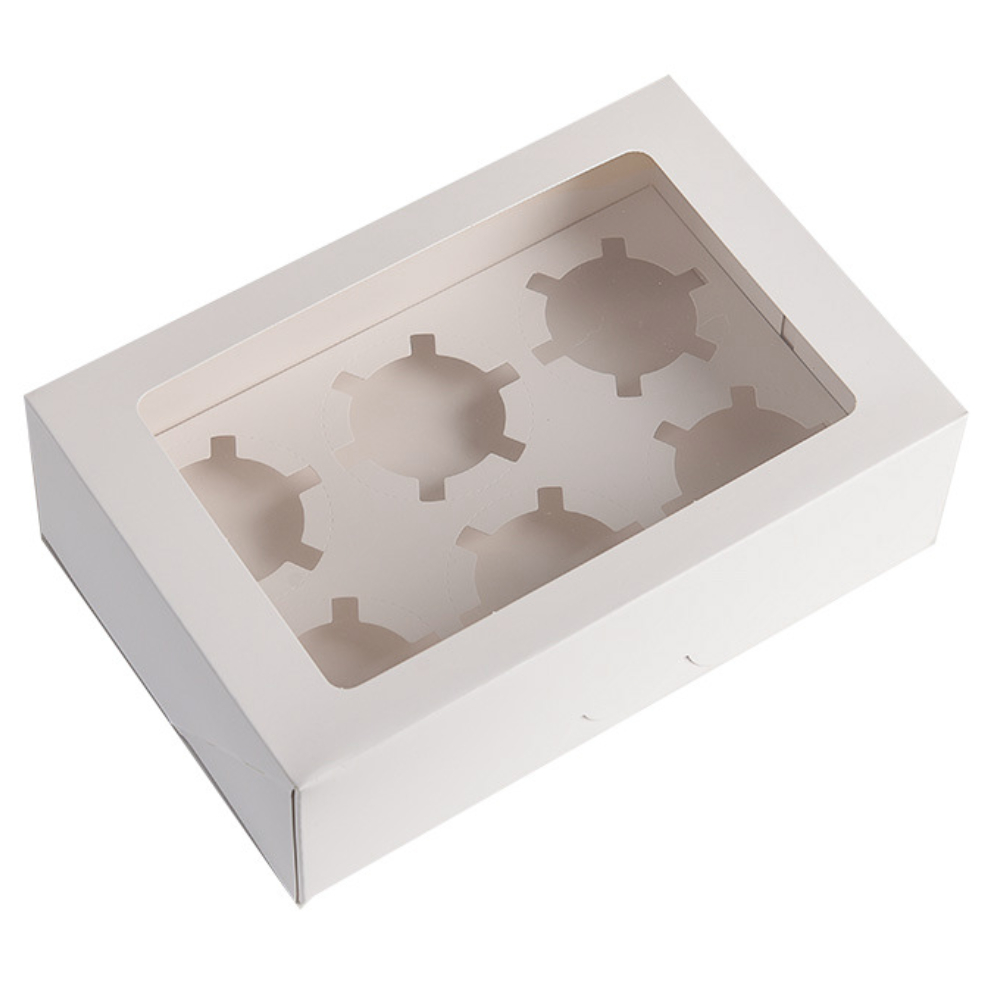 DD 투명창 원터치 일체형 머핀상자 쿠키포장 컵케이크박스 10개, 1세트, 화이트 D (6구) 14,900원