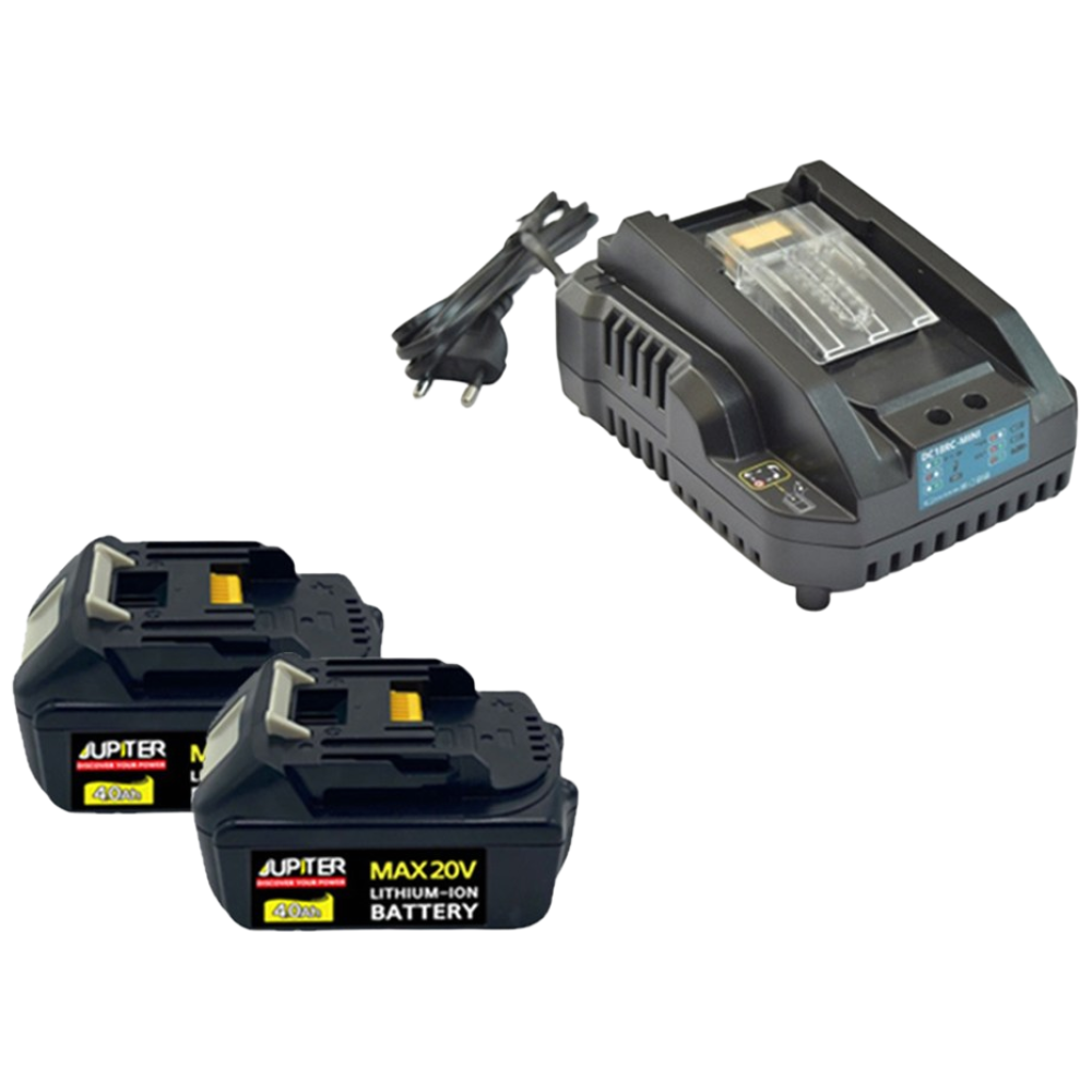 미니고속충전기+주피터4.0배터리 2개 DC18RC-MINI 급속 마끼다 배터리 호환 18V, 1개 155,000원