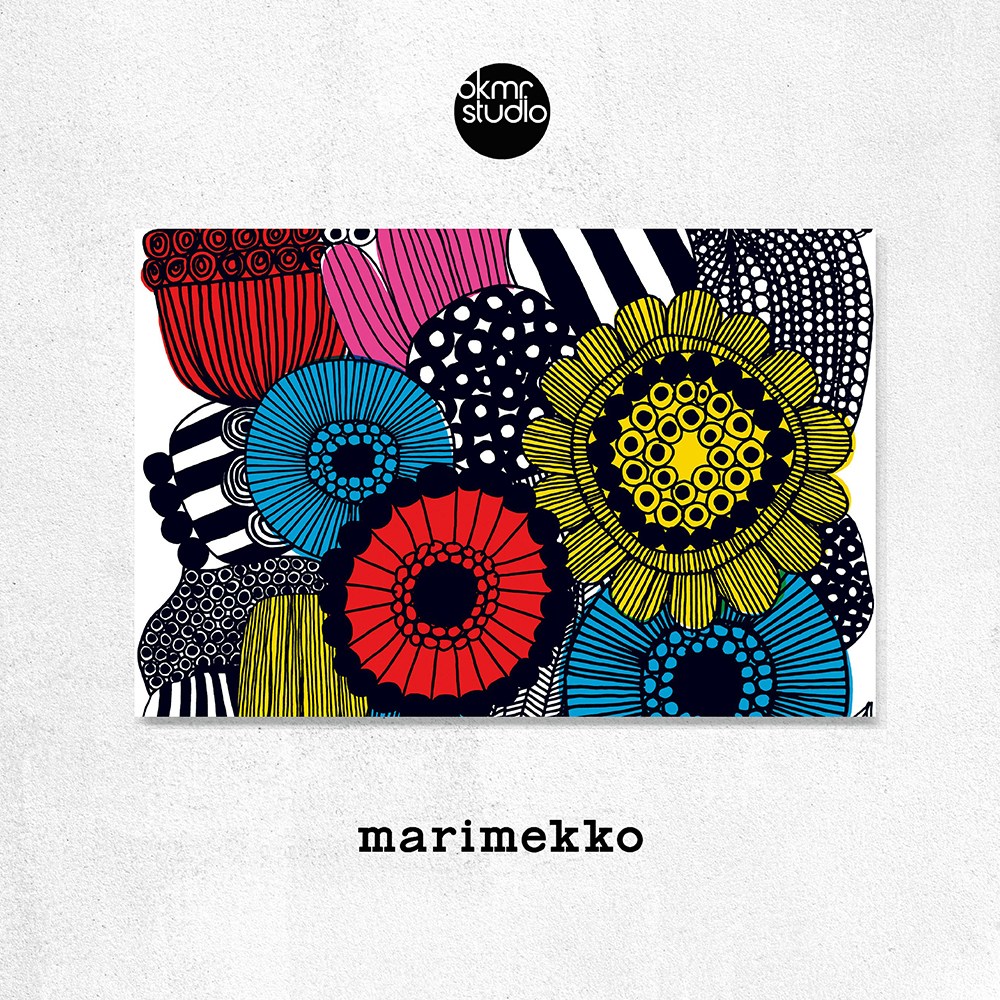 마리메꼬 도시정원 꽃그림 멀티컬러 대형 패브릭액자 324,000원