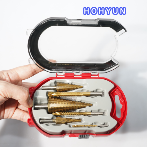 경사기리 6종 세트 하이스 스텝드릴 확장 천공 톱니 드릴비트 호현산업 11,500원