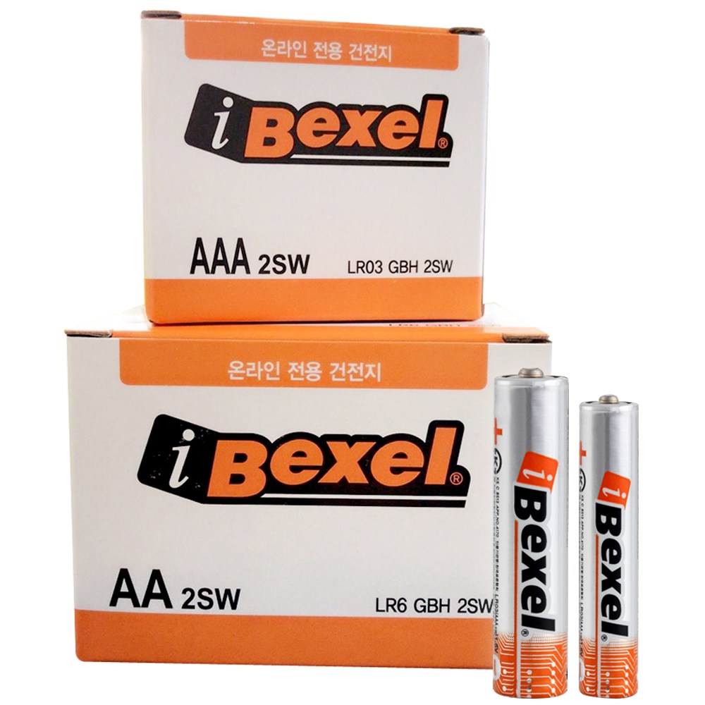 벡셀 알카라인 건전지 AA 20p + AAA 20p 13,520원
