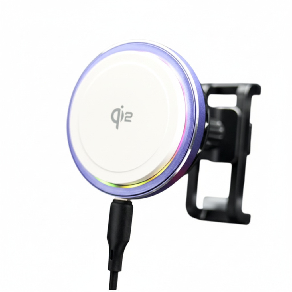 주파집 냉각쿨링 펠티에 엠비언트 맥세이프 차량용 핸드폰 고속 무선 충전 거치대 CWC06 67,000원