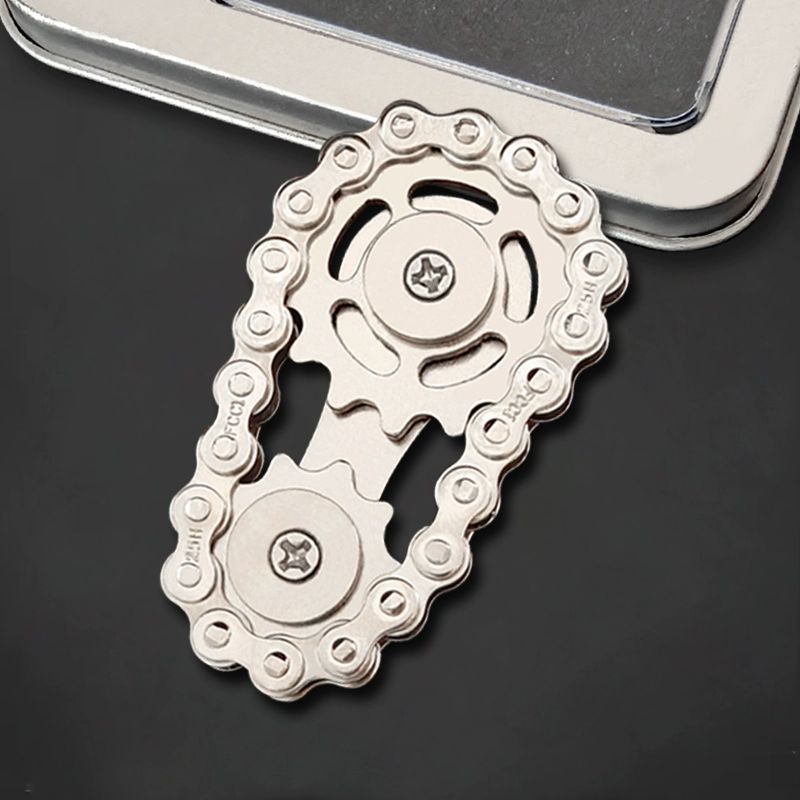 스텐레스 체인 톱니바퀴 피젯 스피너 구리 재질의 토이 장난감 11,900원