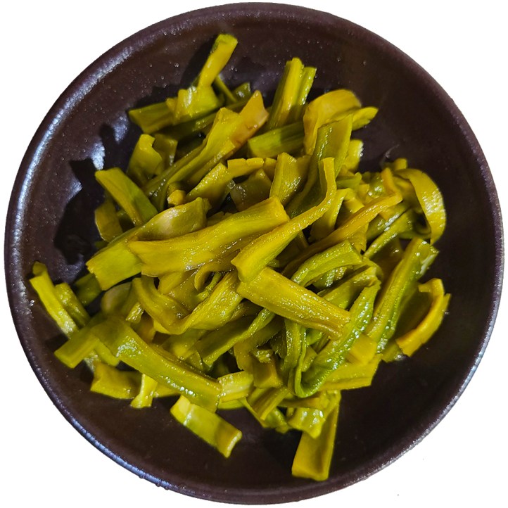 오독오독 식감 맛있는 전라도 궁채장아찌 뚱채 상추대 주문, 2kg, 1개 42,800원