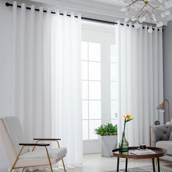 데미이엔 비침없는 도톰 쉬폰커튼 아일렛형 2장 35,050원