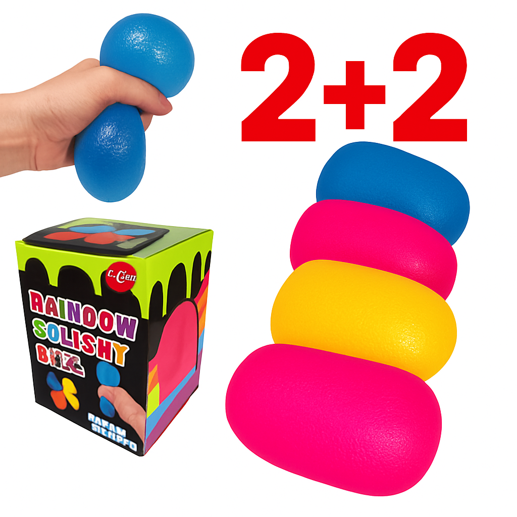 HWASUN 스퀴시 스트레스볼 2+2, 4개, 전체색상 17,900원